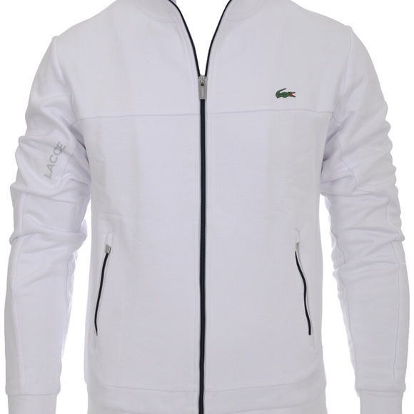 Lacoste Other - LACOSTE ZIPPER SWEATSHIRT WHITE